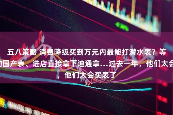 五八策略 消费降级买到万元内最能打潜水表？等了4年的国产表、进店直接拿下迪通拿…过去一年，他们太会买表了